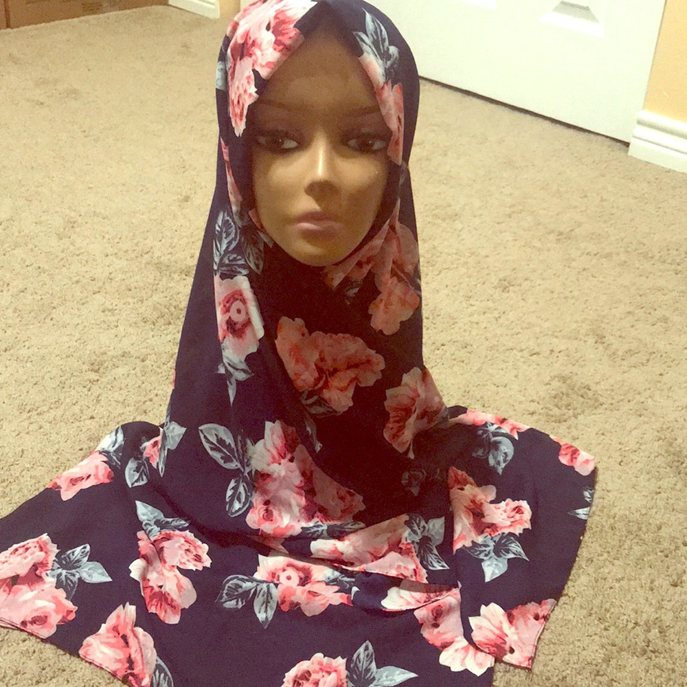 Hijab scarf 🧣 women Muslim wrap floral long